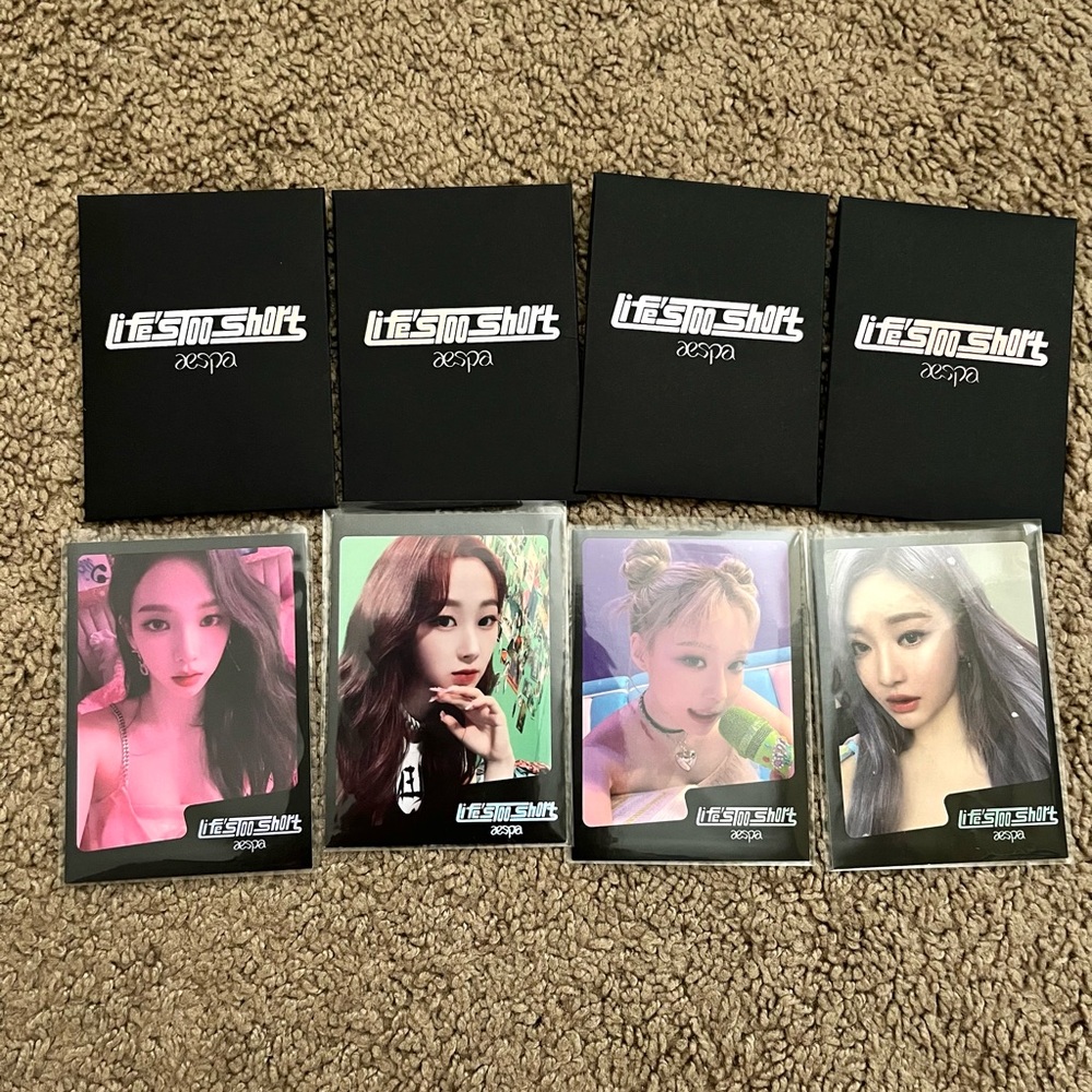 Aespa showcase photocards Full set